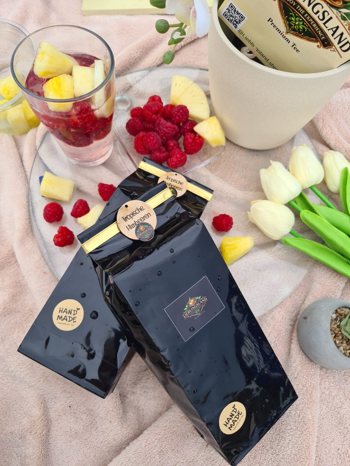 Lieblingsland Tropische Himbeeren 250g Packung