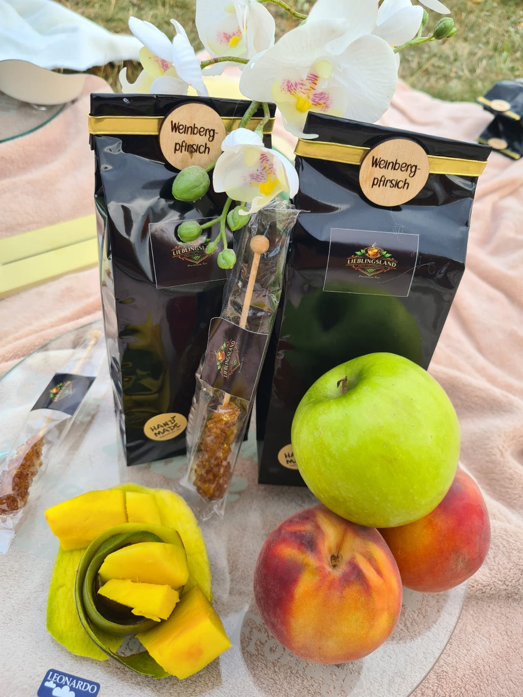 Lieblingsland Weinbergpfirsich 250g Packung