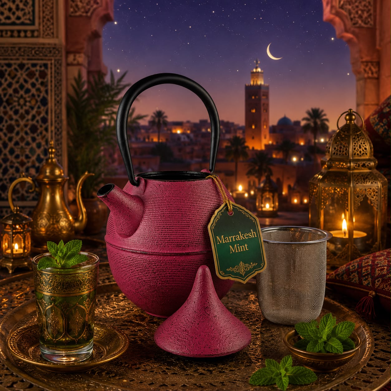 Teekanne Aladin 0,7 L Gusseisen