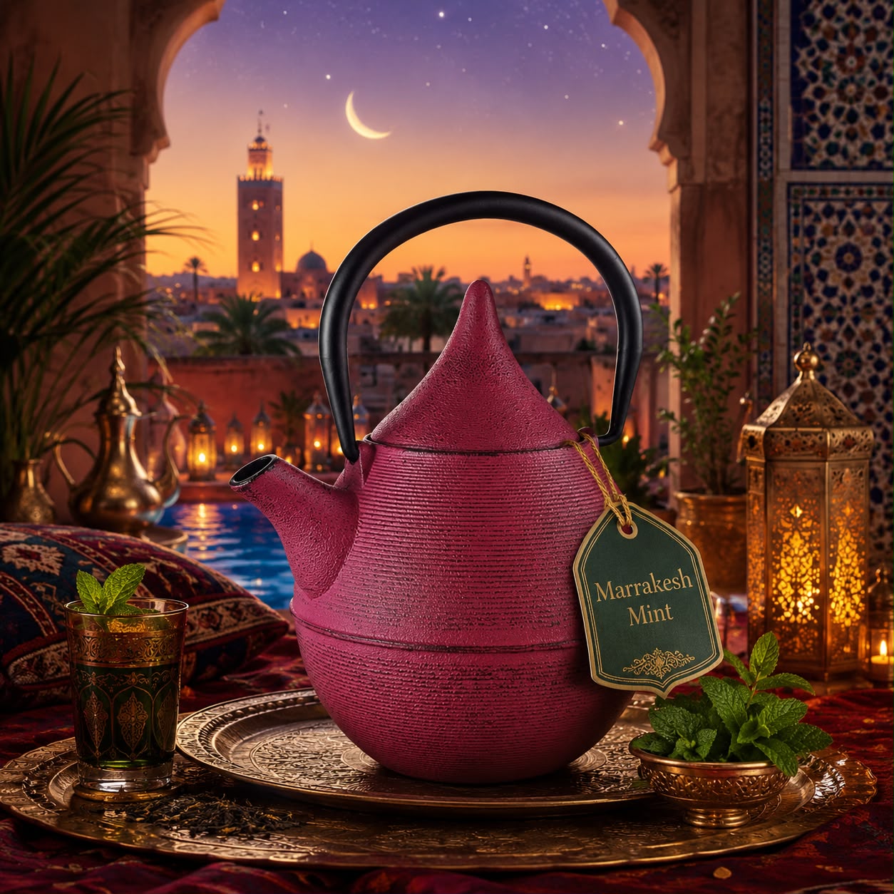 Teekanne Aladin 0,7 L Gusseisen